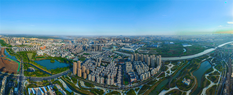 肥西鸟瞰图。肥西县委宣传部供图